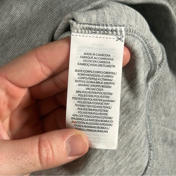 Polo By Ralph Lauren Sweatshirt Mens Large Grey Polo Bear Golf Crewneck US Flag - Picture 6 of 7